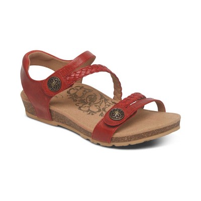Aetrex Jillian Braided Quarter Strap