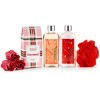 Coconut Spa Gift Basket, 6-Piece Bath & Body Set in a Wicker Basket - 2 of 3