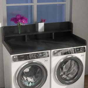 FONTOI 54"x27.5" Washer Dryer Countertop Laundry Organizer with Non-slip Pads Double Layer Storage for Laundry Room Bathroom, 27.5"*12"*54" - 1 of 4