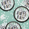 Creative Converting Minted Milestone Chocolate Chip Mint Birthday Plates and Napkins Set 48ct - 2 of 4