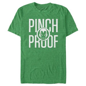 Men's Marvel St. Patrick's Day Iron Man Pinch Proof T-Shirt - 1 of 4