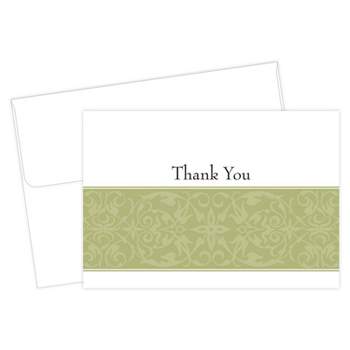 Great Papers! Sage Swirl Thank You Cards 50/Pack 145352