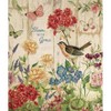 Manual Woodworkers and Weavers Bloom with Grace Tapestry Throw Blanket 50"x60", Cotton, Floral Inspirational Woven Home Decor - 3 of 3