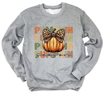 Simply Sage Market Women's Graphic Sweatshirt Coquette Pumpkin Season