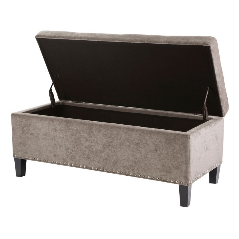 Tufted-Top Storage Ottoman, 5 of 10