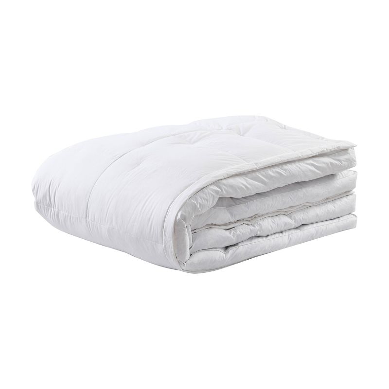 HeiQ Cooling 3" Thick White Downtop Featherbed - Serta, 1 of 6