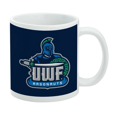 University of West Florida Primary Logo Ceramic Coffee Mug Novelty Gift Mugs for Coffee Tea and Hot Drinks 11oz White