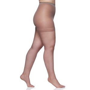 Berkshire Queen Ultra Sheer Control Top Pantyhose with Sandalfoot Toe - 4411 - 1 of 1