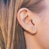 Sterling Silver Earrings with Bar, Dot, Heart, Triangle, Star, Cat for Women - 2 of 4