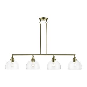 Livex Lighting Glendon 4 - Light Chandelier in  Antique Brass - 1 of 4