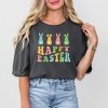 Simply Sage Market Women's Happy Easter Pastel Bunnies Short Sleeve Graphic Tee - 2 of 3