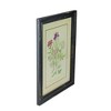 Raz Imports 16" Black and Butter Yellow Distressed Wood Framed Floral Print Wall Art - 2 of 3