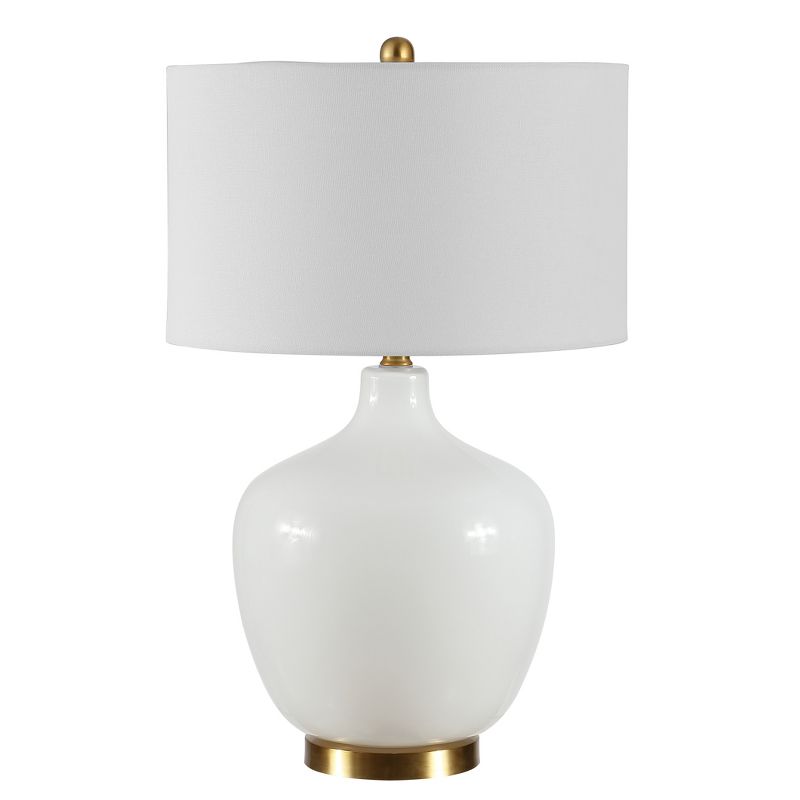 Eugenie Glass Table Lamp - White - Safavieh., 1 of 4