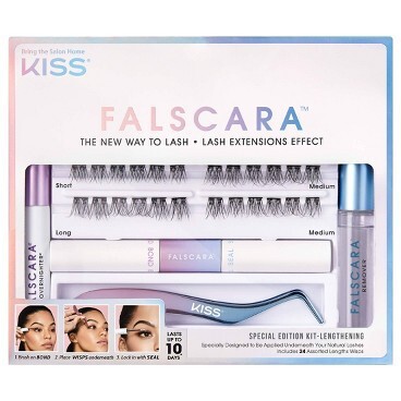 Kiss Nails Falscara Complete DIY Eyelash Extension Kit - 24ct