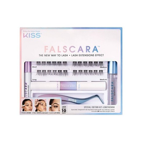 Kiss Nails Falscara Complete DIY Eyelash Extension Kit - 24ct - image 1 of 4