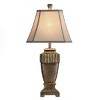 Conway Table Lamp: Vintage Gold Urn Body, Beige Shade, No Assembly - StyleCraft - 2 of 4