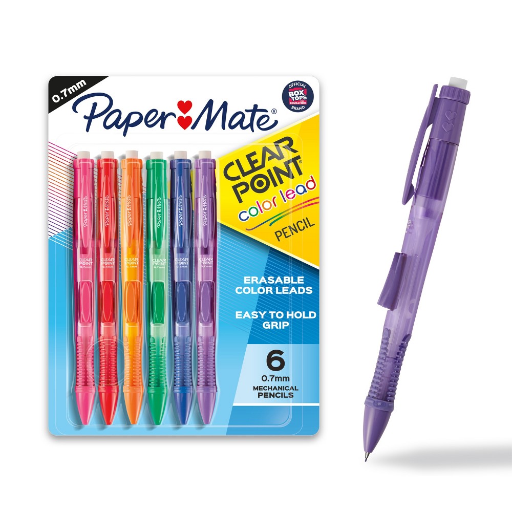 Paper Mate Clearpoint Color 6/Cd
