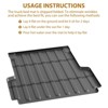 Truck Bed Mat for 2007-2018 Silverado Sierra 1500, 2019 Silverado LD, 2019 Sierra 1500 Limited, 2007-2019 Silverado Sierra 2500 3500(6'7" Bed) - 3 of 4