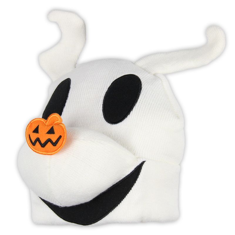 Disney The Nightmare Before Christmas Zero The Dog 3D Character Cuff Beanie White, 2 of 5