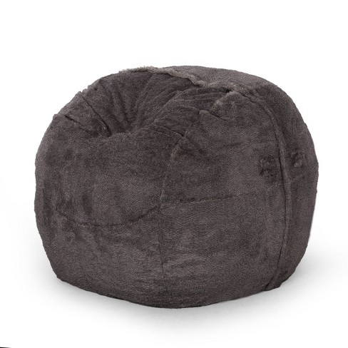 60 Greyrock Modern Glam Faux Fur Winter Bean Bag - Christopher Knight Home  : Target