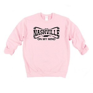 Simply Sage Market Women's Graphic Sweatshirt Nashville On My Mind - 1 of 1
