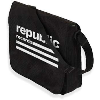 Rocksax - Republic Records - Flap Top Messenger Bag: Logo