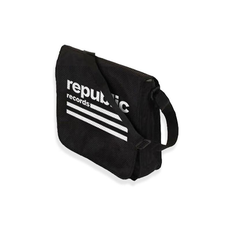 Rocksax - Republic Records - Flap Top Messenger Bag: Logo, 1 of 3
