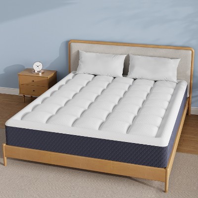 Lycvki 12 in. Gel Memory Foam Mattress with Pillowtop,Fiberglass-Free,CertiPUR-US® Certified,Bed in a Box