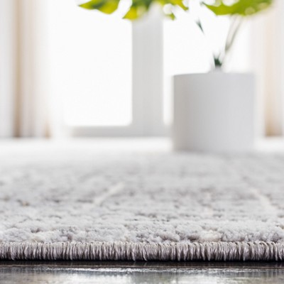 Amelia Grey and Gold Abstract Rectangular Area Rug