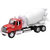 Freightliner 114SD Cement Mixer Red and White "Long Haul Truckers" Series 1/32 Diecast Model by New Ray - 2 of 4