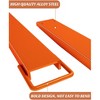 Heavy Duty Steel Pallet Fork Extensions for Forklifts – 4.5 Inch Wide, 72 & 96 Inch Length Options, 4600 lb Capacity, Easy Install – Yellow/Orange - 4 of 4