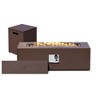 42-inch Outdoor Rectangular Fire Pit Table Propane for Outside Patio with Tank Cover - 2 of 4