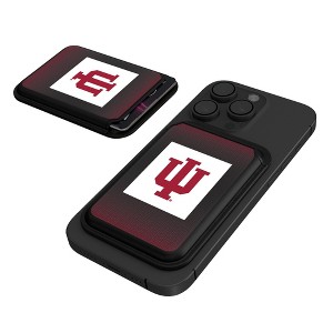 Keyscaper Indiana University Hoosiers Linen Black Magnetic Credit Card Wallet - 1 of 3