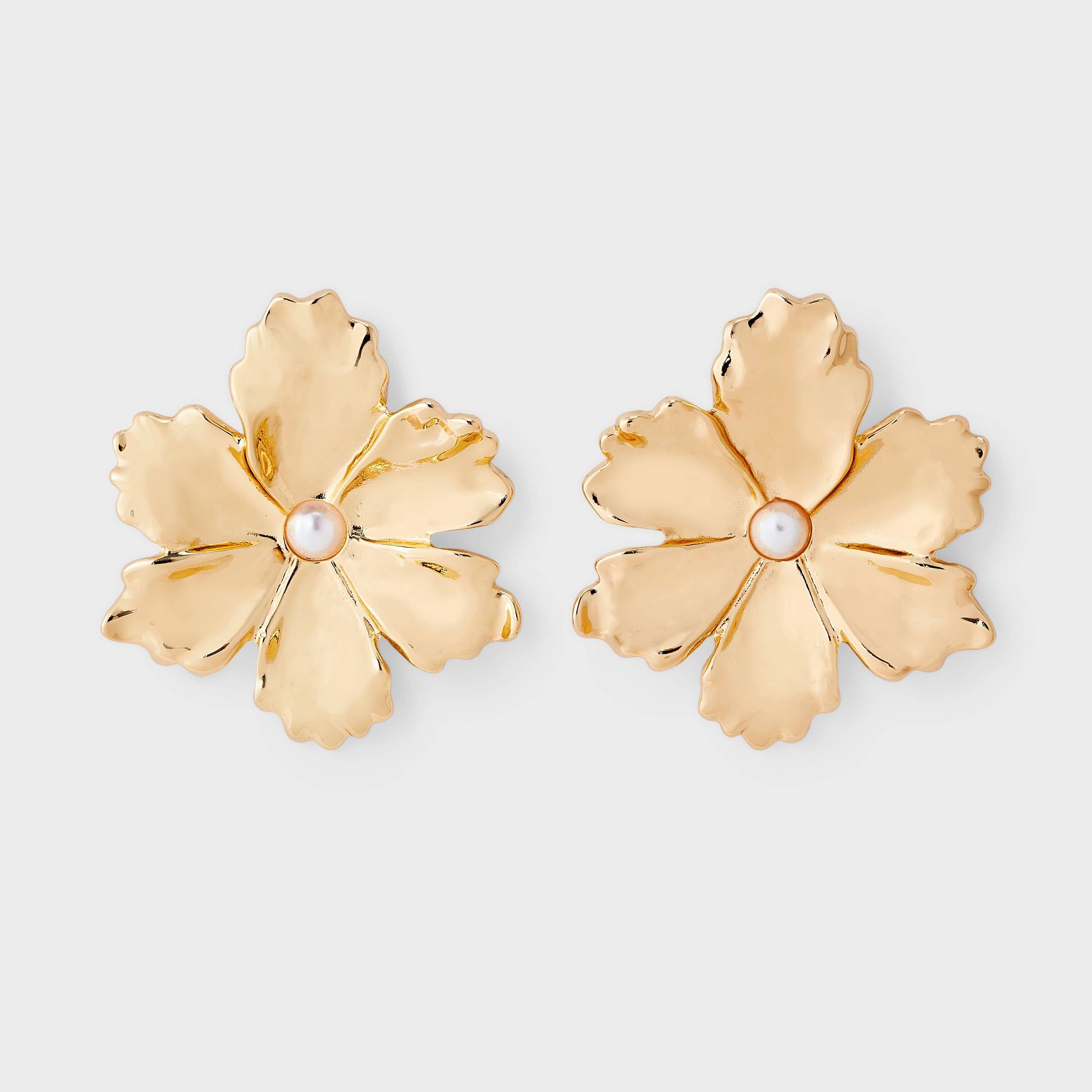 Post Flower Earring - A New Day™ Gold