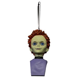 Trick Or Treat Studios Seed of Chucky Holiday Horrors Ornament | Glen Bust - 1 of 3