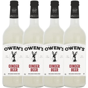 Owen’s Craft Mixers Ginger Beer 750ml | Handcrafted in the USA with Premium Ingredients | Vegan & Gluten-Free Soda Mocktail and Cocktail Mixer - 1 of 3