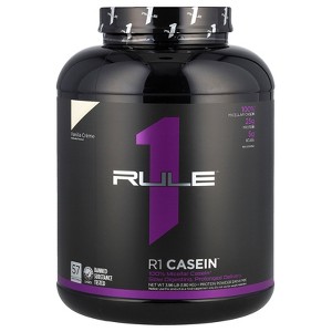 Rule One Proteins R1 Casein, Protein Powder Drink Mix, Vanilla Creme, 3.96 lbs (1.80 kg) - 1 of 2