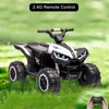 12V Ride On Toy ATV, Battery Powered 4 Wheeler Quad Car, Electric ATV with Remote Control, Music, Horn, Monitor Display, LED Lights for Toddlers 3-10 - 4 of 4
