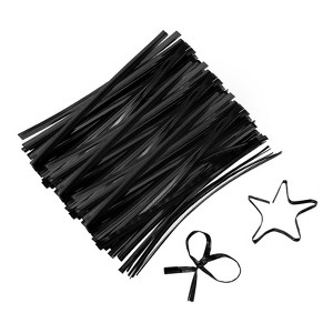 Unique Bargains Reusable Plastic Coated Metallic Durable Twist Ties 800 Pcs - 1 of 4