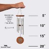 Woodstock Windchimes Habitats Teak Tree of Life, Wind Chimes For Outside, Wind Chimes For Garden, Patio, and Outdoor Decor, 17"L - 4 of 4