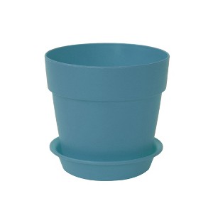 Unique Bargains Plastic Home Garden Gardening Round Design Plant Flower Holder Planter Pot Tray - 1 of 4