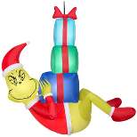 4' Dr. Seuss The Grinch with Presents Inflatable Christmas Decoration