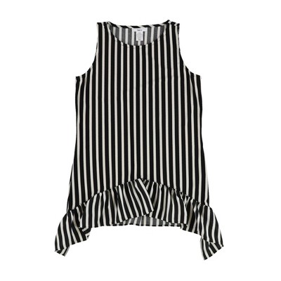 bar III Womens Stripe Tunic Blouse