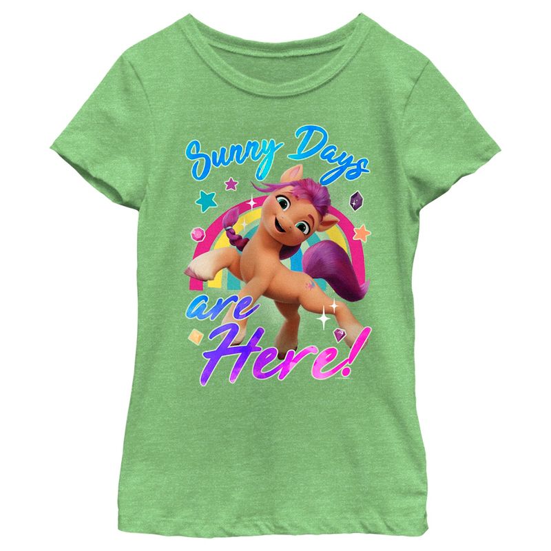 Girl's My Little Pony: A New Generation Sunny Days Are Here T-Shirt, 1 of 5