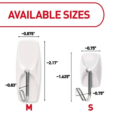 Command 6pk Small Wire Hooks, 3 of 19