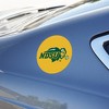 North Dakota State Bison Logo Secondary Automotive Car Refrigerator Locker Vinyl Circle Magnet - 3 of 4