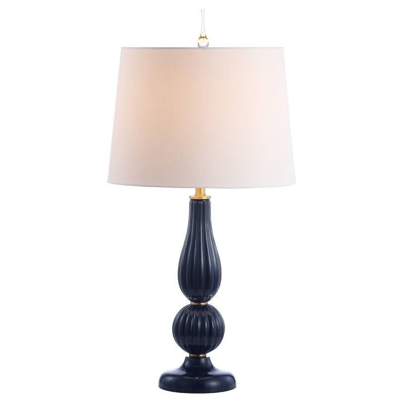 28" Glass/Metal Maddie Table Lamp (Includes Energy Efficient Light Bulb) - JONATHAN Y, 1 of 7