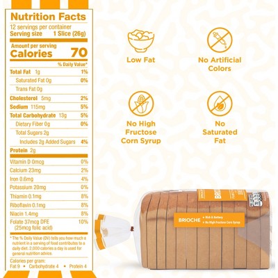 Lewis Bake Shop Brioche Bread - 12oz