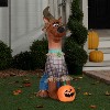 Gemmy Airblown Inflatable Scooby as Scarecrow Warner Brothers , 3.5 ft Tall, Multicolored - 2 of 3