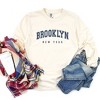 Simply Sage Market Women's Brooklyn New York Long Sleeve Garment Dyed Tee - 3 of 4